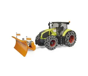 Bruder Claas Axion 950 mit Schneeketten und Pflug / 1:16 / ab 4 Jahren