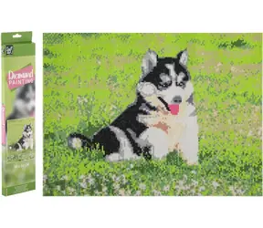 GRAFIX Diamond Painting Husky / 40x50 cm