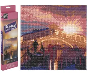 GRAFIX Diamantgemälde Ponte di Rialto / 30x30 cm