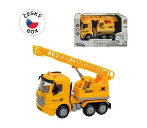 MaDe 08117 - Schwungrad-Konstruktionsauto, 16 cm