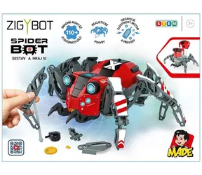 MaDe 15708 - Zigybot Robot Spider, Bausatz, 110 Teile