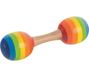 GOKI Doppel-Maracas - 2 Stück / ab 3 Jahren