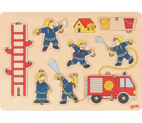 GOKI Holzeinlage Feuerwehr 2in1 / ab 12 Monaten