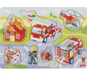 GOKI Holzeinlage Feuerwehr im Einsatz / ab 12 Monaten