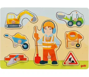 GOKI Holzeinlage Bauarbeiter / ab 12 Monaten