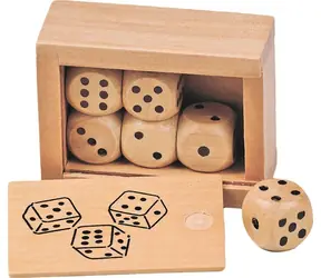 GOKI Holzwürfel in der Box (6 Stück) / ab 3 Jahren