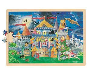GOKI Holzpuzzle Märchenstunde / 192 Teile / ab 4 Jahren