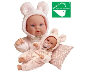 Antonio Juan 1136 KIKA - realistische Babypuppe mit spezieller Bewegungsfunktion und weichem Stoffkörper - 27 cm / ab 