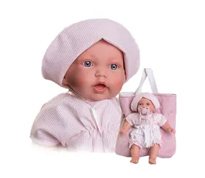 Antonio Juan 12322 PETIT - realistische Puppe mit Geräuschen und weichem Stoffkörper - 27 cm / ab 2 Jahren / 3x LR44