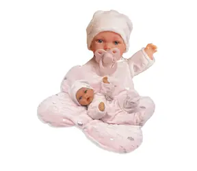 Antonio Juan 1235 PETIT - realistische Babypuppe mit spezieller Bewegungsfunktion - 27 cm 