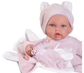 Antonio Juan 12439 PETIT - realistische Puppe mit weichem Stoffkörper - 27 cm / ab 2 Jahren