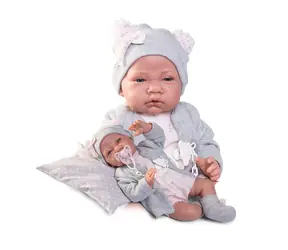 Antonio Juan 3386 NACIDA - realistische Babypuppe mit weichem Stoffkörper - 42 cm / ab 3 Jahren