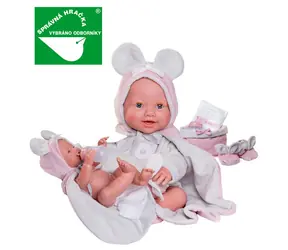 Antonio Juan 50392 MIA - blinzelnde und pinkelnde realistische Babypuppe mit vollem Vinylkörper - 42 cm