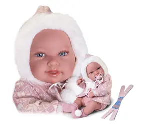 Antonio Juan 50406 PIPA - realistische Babypuppe mit Vollvinylkörper - 42 cm / ab 3 Jahren