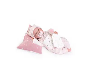Antonio Juan 70252 CLARA - realistische Babypuppe mit Geräuschen und weichem Stoffkörper - 34 cm / ab 3 Jahren