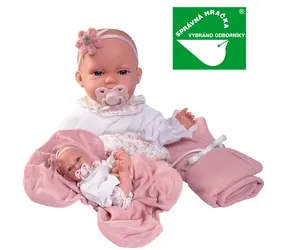 Antonio Juan 70358 TONETA - realistische Babypuppe mit spezieller Bewegungsfunktion und weichem Stoffkörper - 34 cm