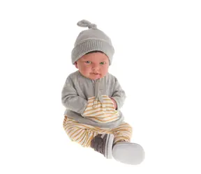 Antonio Juan 80111 SWEET REBORN Pipo - realistische Babypuppe mit weichem Stoffkörper - 40 cm / ab 14 Jahren