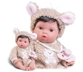 Antonio Juan 85317-1 Picolín Teddybär - realistische Babypuppe mit Vollvinylkörper - 21 cm / ab 2 Jahren