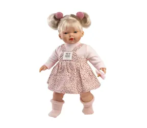 Llorens 33158 ROBERTA - realistische Puppe mit Geräuschen und weichem Stoffkörper - 33 cm / ab 3 Jahren