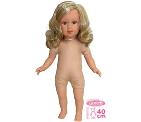 Llorens LUCIA - realistische Puppe mit weichem Stoffkörper - 40 cm / ab 3 Jahren