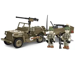 Cobi 3132 II WW Willys MB mit Anhänger, 1:35, 200 PS, 2 f