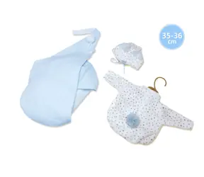Llorens M635-65 Outfit für NEW BORN Babypuppe Größe 35-36 cm / ab 3 Jahren