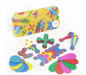 Clixo Rainbow Magnetbaukasten / 42-teilig / ab 4 Jahren