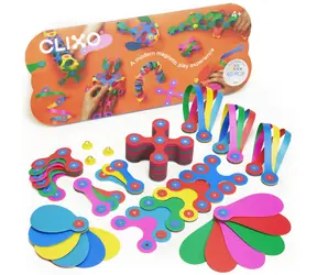 Clixo Super Rainbow Magnetbausatz / 60-teilig / ab 4 Jahren