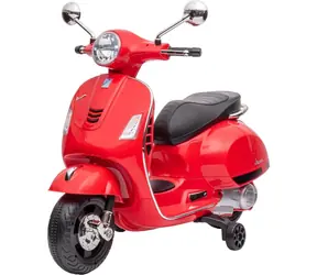 Buddy Toys Elektromotorrad Vespa GTS rot / 30 W / Geschwindigkeit: 3-5 km/h / Tragkraft: 30 kg
