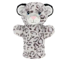 Keel Toys Keeleco Snow Leopard Öko-Plüschhandpuppe / 27 cm / 0+