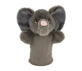 Keel Toys Keeleco Elefant Öko-Plüschhandpuppe / 27 cm / 0+