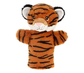 Keel Toys Keeleco Tiger Öko-Plüschhandpuppe / 27 cm / 0+