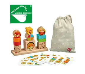 Lucy & Leo Tag und Nacht Holzpuzzle mit Vorlagen / ab 3 Jahren