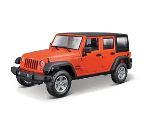 Maisto - 2015 Jeep Wrangler Unlimited, metallic orange, 1:24