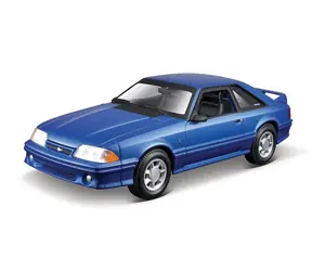 Maisto - ASSEMBLY LINE 1993 Ford Mustang SVT Cobra, metallicblau, 1:24