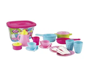 Androni Kaffee- und Küchenset mit Aufbewahrungsbox / 26-teilig / ab 12 Monaten