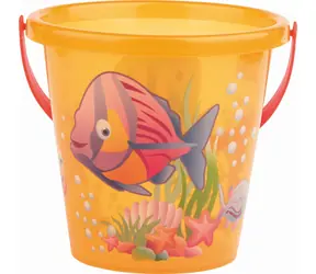 Androni Fischeimer transparent orange / Durchmesser 17 cm / ab 12 Monaten