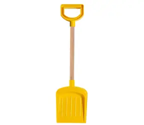 Androni Schaufel mit Holzstiel und Griff gelb / Länge 53 cm / ab 12 Monaten
