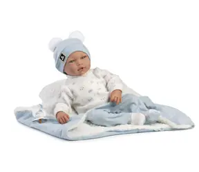 Guca 885 ADRI - realistische Babypuppe mit weichem Stoffkörper - 38 cm / ab 3 Jahren