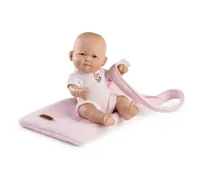Guca 946 NEW BORN GIRL - realistische Babypuppe mit vollem Vinylkörper - 25 cm