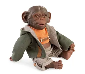 Guca 990 REBORN MONKEY - realistisches Affenbaby mit Vollvinylkörper - 32 cm / ab 3 Jahren