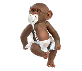 Guca 993 REBORN MONKEY - realistisches Affenbaby mit Vollvinylkörper - 32 cm / ab 3 Jahren