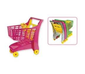 Androni Einkaufswagen mit Sitz rosa / ab 12 Monaten