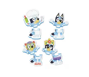 Toomies Bluey - Puzzle-Wasseraufkleber für die Badewanne / ab 2 Jahren