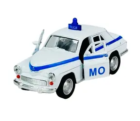 Welly Warszawa 224 POLIZEI 1:34 weiß