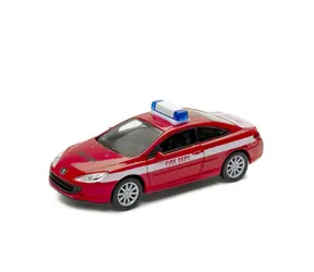 Welly Peugeot Coupe 407 FEUERWEHR 1:34 rot
