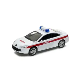 Welly Peugeot Coupe 407 NOTARZT 1:34 weiß
