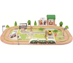 2Kids Toys Eisenbahnschienendorf 110 Teile