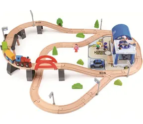 2Kids Toys Eisenbahnschienenstadt 90 Teile