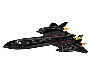 Cobi 5890 Lockheed SR-71 Blackbird EXECUTIVE EDITION / 1424 Würfel / 2 Figuren / 1:48 / ab 9 Jahren